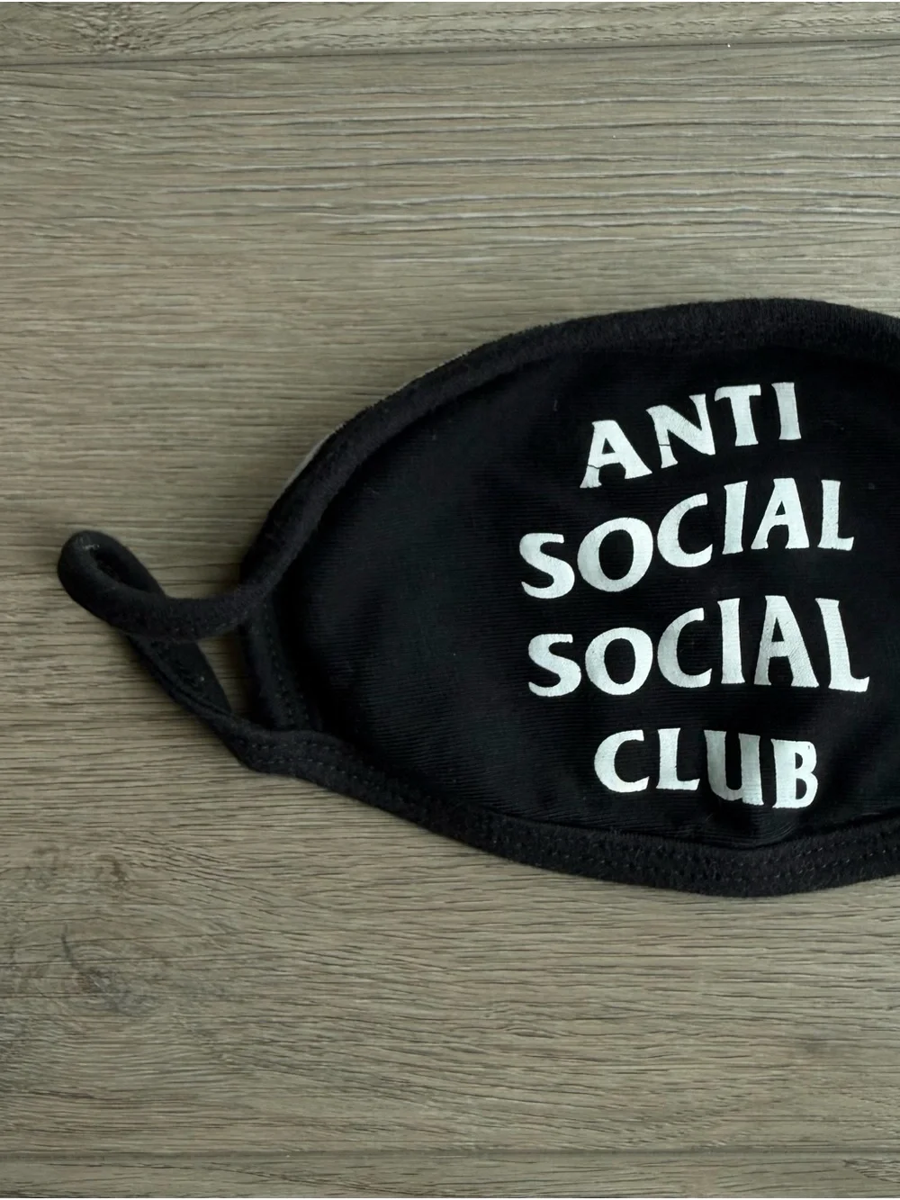 Anti Social Social Club Black Logo Face Mask